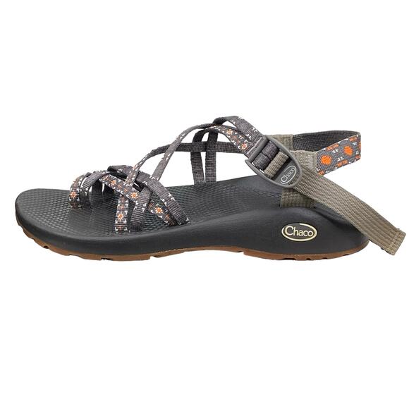 Chaco Women’s Z/X 2 Grey Gold Strappy Trail Hiking Sandals Size US 10 - Picture 3 of 10